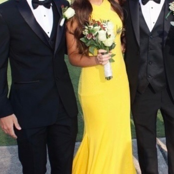 Yellow Prom Dress - Picture 1 of 2
